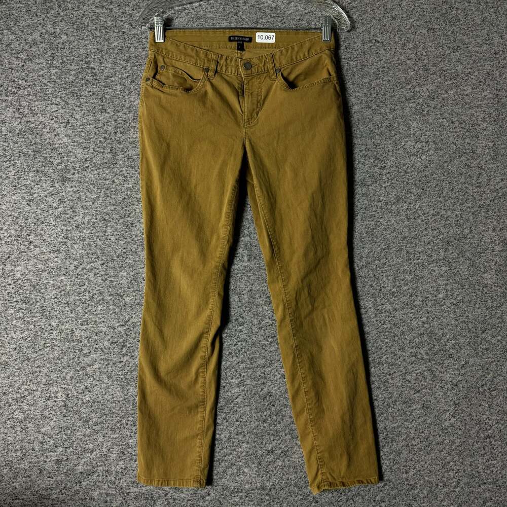 Eileen Fisher Women’s Size 2 Brown Cotton Skinny Leg Jeans